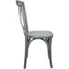 Flash Furniture Advantage Grey X-Back Chair, PK2 X-BACK-GREY-2